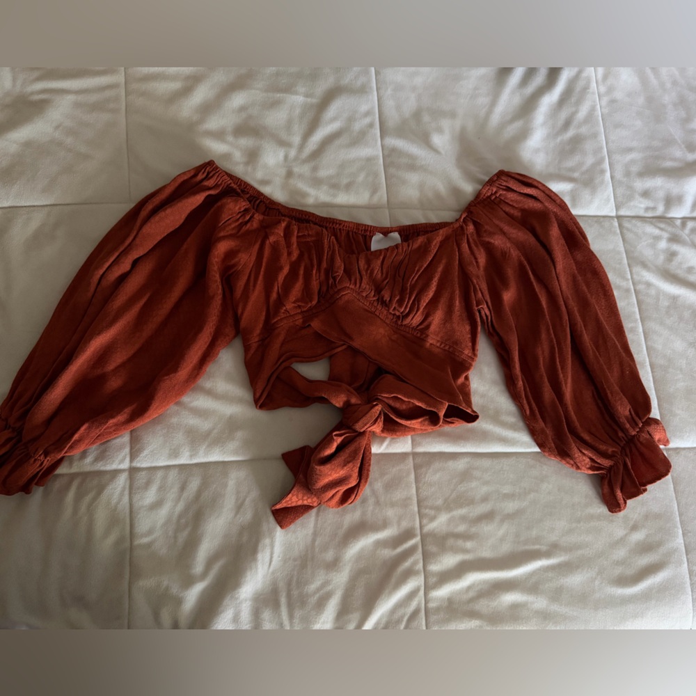 Skylar + Madison Terracotta Blouse